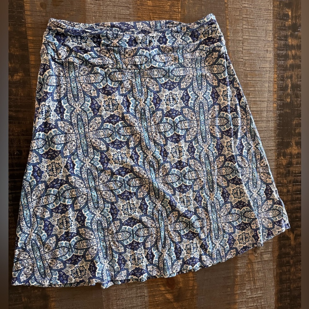 Artisan NY 22” Boho Skirt Soft Stretchy comfortable great for travel casual
